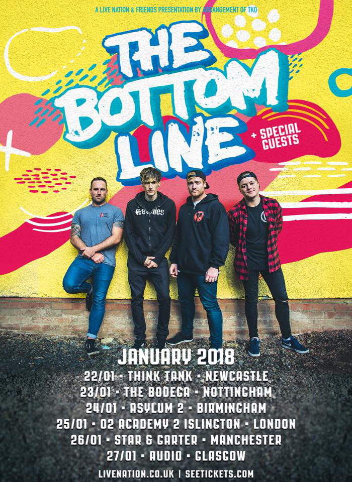 THE BOTTOM LINE tour poster image